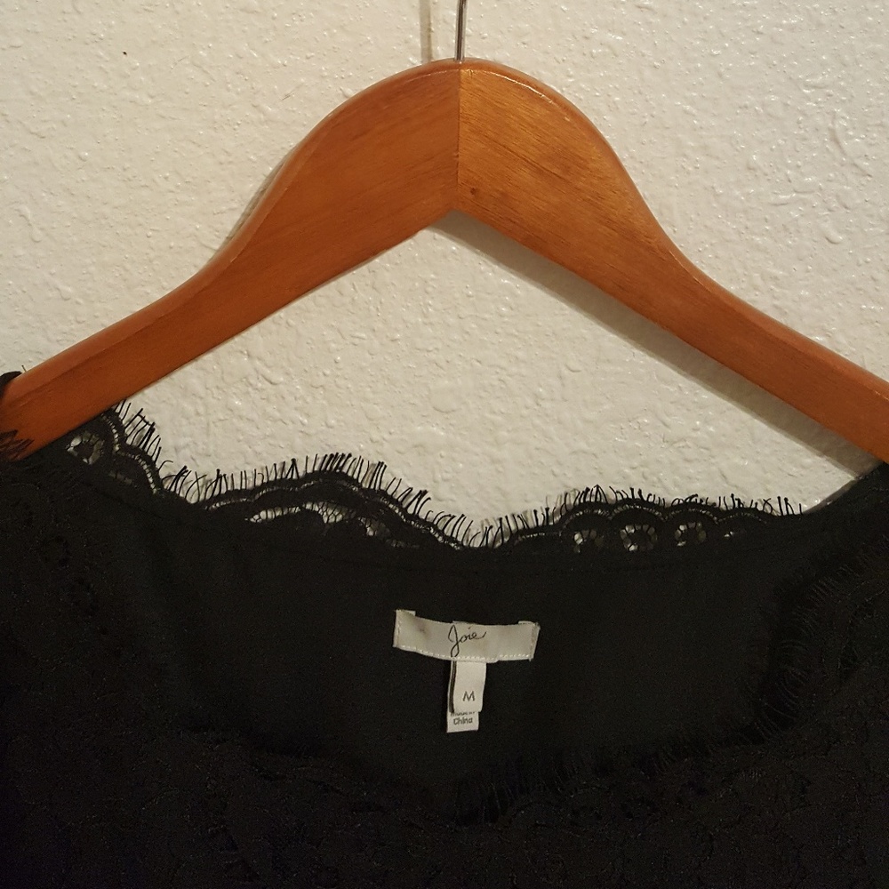 Joie Susina Black Lace Dress Medium - Picture 3 of 4